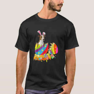 Camiseta Gracioso Feliz Pascua Pitbull Egg Bunny Dog Lover