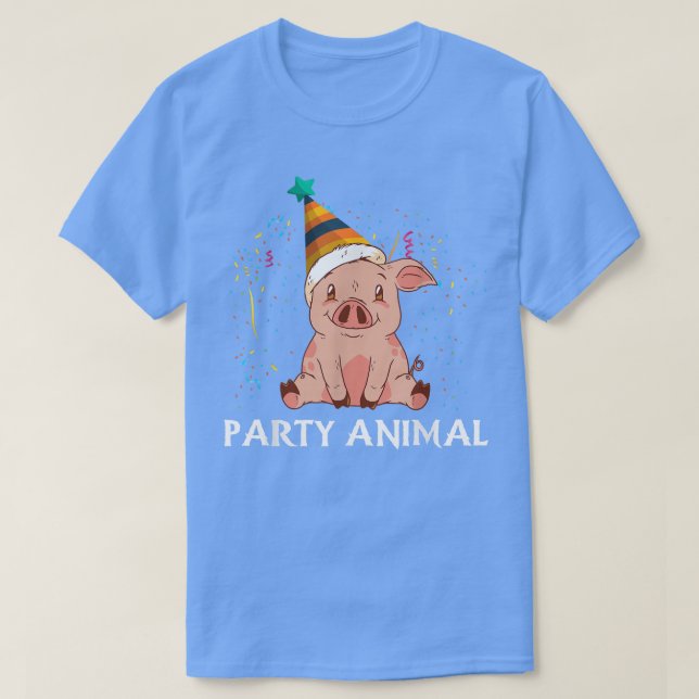 Camiseta Gracioso Fiesta Diseño De Disfraces De Cumpleaños  (Diseño del anverso)