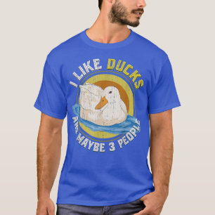 Camiseta Gracioso ganadero de pato de granja