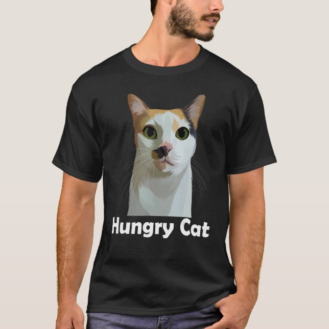 Camiseta Gracioso Gato Amantes Regalos Meow Kitty Dibujo Ma (Anverso)