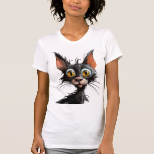 Camiseta Gracioso gato cómico
