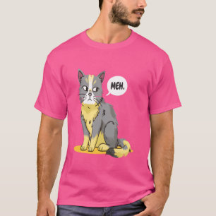 Camiseta Gracioso gato de Guay Meh para los amantes del gat