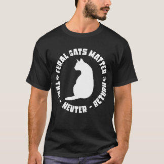 Camiseta Gracioso gato de retorno de neutralizador de la tr