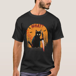 Camiseta Gracioso gato disfraz qué gracioso gato negro ases