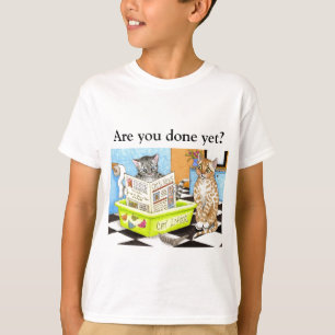 Camiseta Gracioso gato en camisas 464