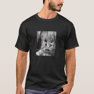 Camiseta Gracioso Gato Halloween Festejó Selfie y brujas de