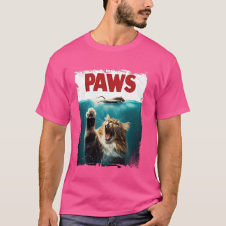Camiseta Gracioso gato lindo amante de gato parodia a gato