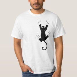 Camiseta Gracioso gato negro