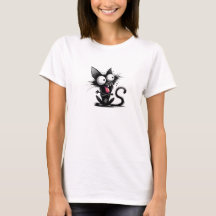Gracioso gato negro raro