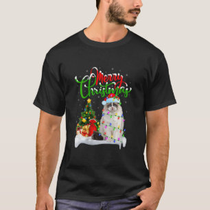 Camiseta Gracioso Gato Ragdoll Gente amante de la Navidad I