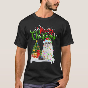 Camiseta Gracioso Gato Ragdoll Gente amante de la Navidad I