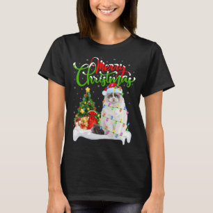 Camiseta Gracioso Gato Ragdoll Gente amante de la Navidad I