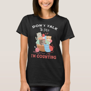 Camiseta Gracioso gato sabe que Yarn no me habla estoy cont