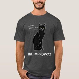 Camiseta Gracioso Gato: Sí, Y... No me importa