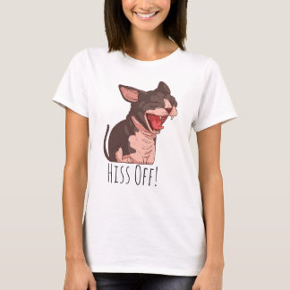 Camiseta Gracioso gato Sphynx Siss Off Meow Cat Kitten