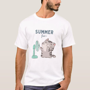 Camiseta Gracioso gato T-Shirt Retro Cat Meme Tee Humorous