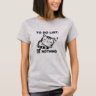 Camiseta Gracioso gato tee - Regalo de humor unisex para el