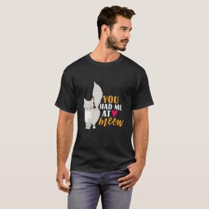 Camiseta Gracioso Gato Y Gatito Amor Que Me Tuviste En Meow