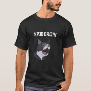 Camiseta Gracioso Gato Yamero Meme Yamero Gato, Un Grito Tr