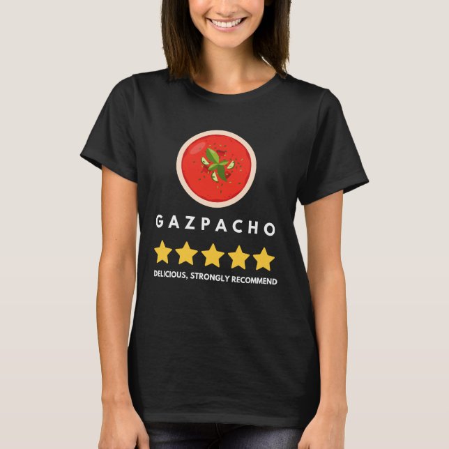 Camiseta Gracioso Gazpacho Tomato Sou (Anverso)