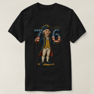 Camiseta Gracioso George Washington 76 Meme Shirt