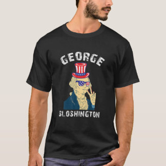Camiseta Gracioso George Washington American USA 4 De Julio