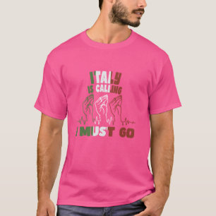 Camiseta Gracioso gesto italiano capisci - Italia