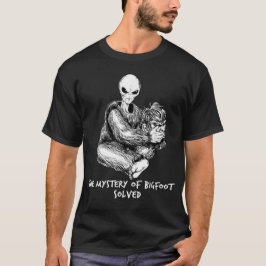 Camiseta Gracioso Gigante De Pie Grande Misterio De OVNI Al