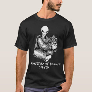 Camiseta Gracioso Gigante De Pie Grande Misterio De OVNI Al