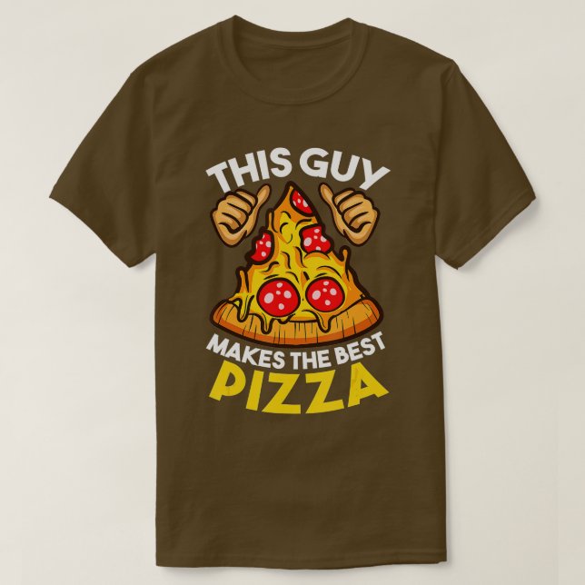 Camiseta Gracioso Gigante De Pizza Para Hombres Mujeres Gua (Diseño del anverso)