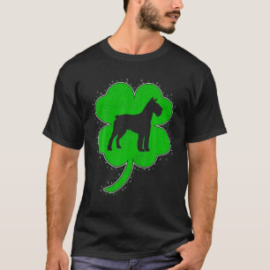 Camiseta Gracioso Gigante Irlandés De Shamrock Schnauzer Do