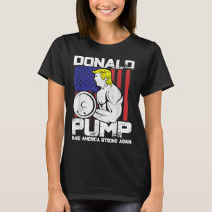 Camiseta Gracioso gimnasio de Levantamiento de Peso Donald