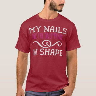 Camiseta Gracioso Gimnasio Meme Barco Regalo Mis uñas Solo
