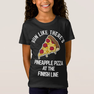 Camiseta Gracioso gimnasio Pizza para corredores