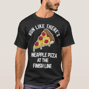 Camiseta Gracioso gimnasio Pizza para corredores
