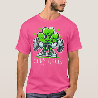 Camiseta Gracioso Gimnasio Salto de entrenamiento Shamrock