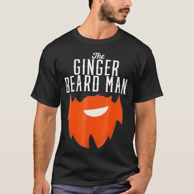 Camiseta Gracioso Ginger Beard Man Para Los Redheads (Anverso)
