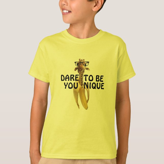 Camiseta Gracioso Giraffe Meme Go Bananas Sea Único (Anverso)