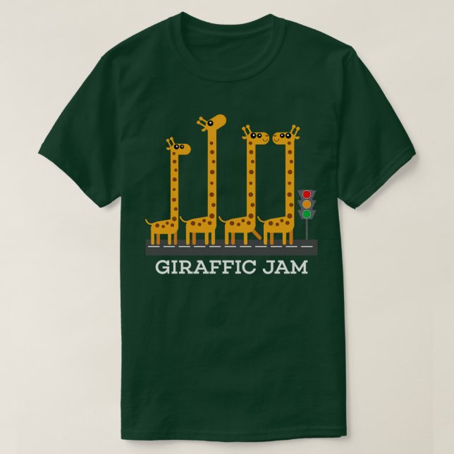 Camiseta Gracioso Giraffic Jam Product Kids Safari Giraffe  (Diseño del anverso)