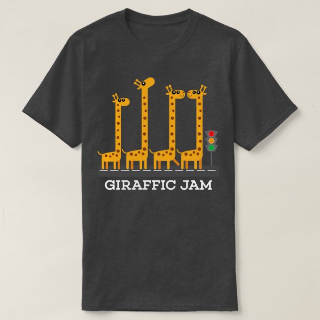 Camiseta Gracioso Giraffic Jam Product Kids Safari Giraffe  (Diseño del anverso)