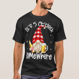 Camiseta Gracioso Gnome De Borracho Para La Cerveza Lover S