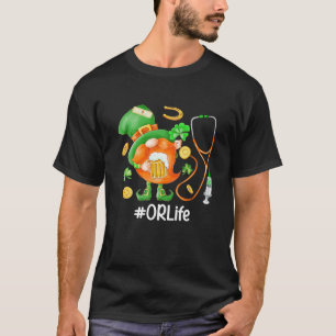 Camiseta Gracioso Gnome Stethoscope O Life Beer Lover St Pa