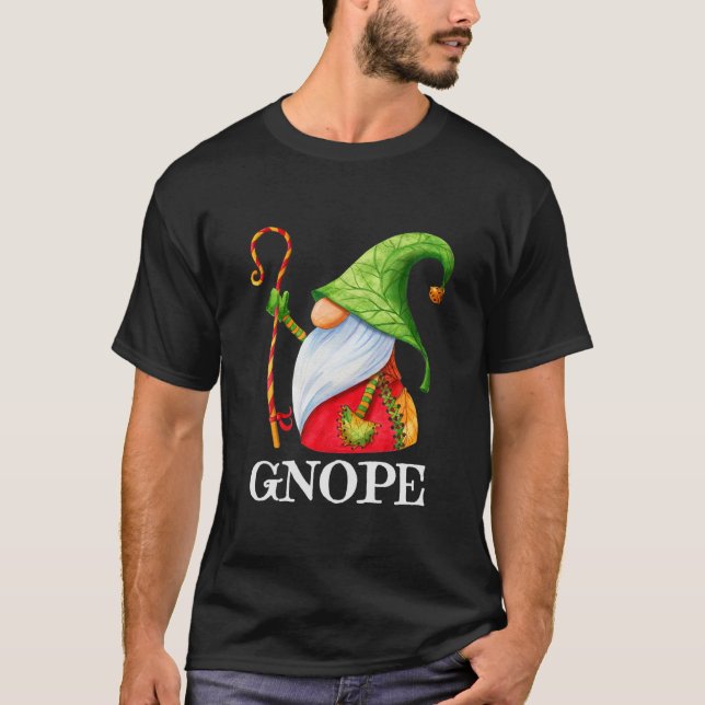 Camiseta Gracioso GNOPE nórdico Gnome Escandinavo Elf Sueco (Anverso)