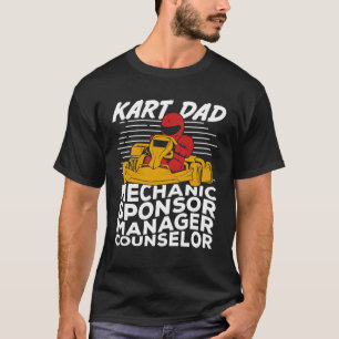 Camiseta Gracioso Go Kart Carreras Dad Gift