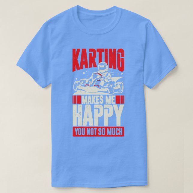 Camiseta Gracioso Go Kart Driver Gift (Diseño del anverso)