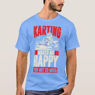 Camiseta Gracioso Go Kart Driver Gift