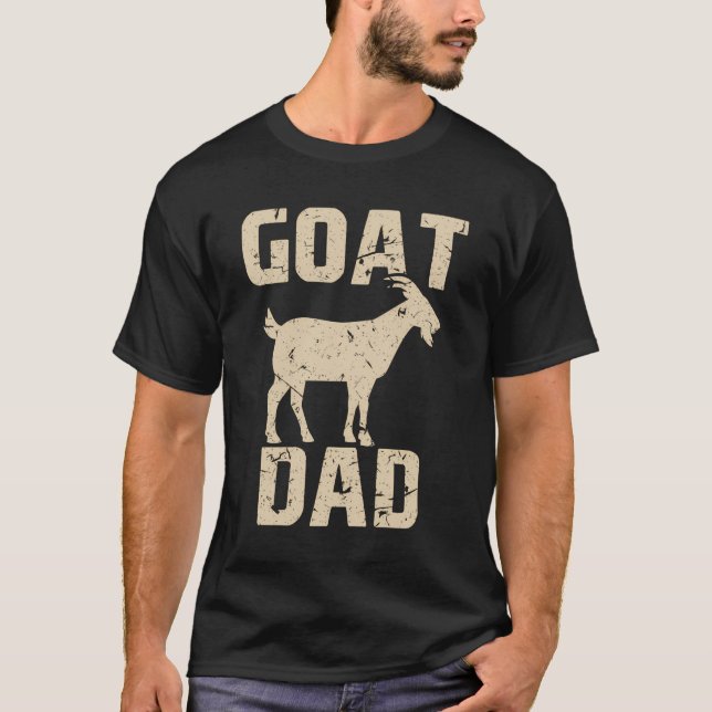 Camiseta Gracioso Goat Dad Funny Goat (Anverso)