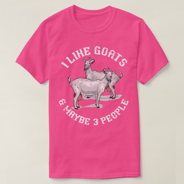 Camiseta Gracioso Goat Lover Gift Farm (Diseño del anverso)