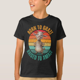 Camiseta Gracioso Goat Pun, retro Goat Lover