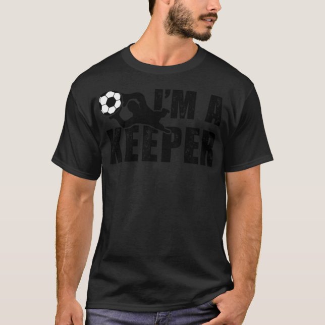 Camiseta Gracioso gol Keeper Soccer Cita regalo para tobill (Anverso)